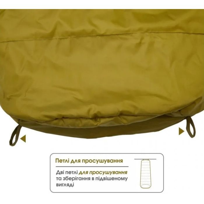 Спальний мішок Mousson PLATO R Olive (9044) зображення 8