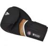 Боксерские перчатки RDX Aura Plus T-17 Black Golden 10 унцій (BGR-T17BGL-10OZ+) изображение 4