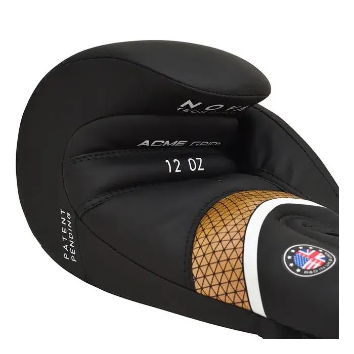 Боксерские перчатки RDX Aura Plus T-17 Black Golden 10 унцій (BGR-T17BGL-10OZ+) изображение 5