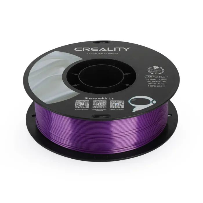 Пластик для 3D-принтера Creality PLA silky shine 1кг, 1.75мм, silver (3301120007) изображение 4