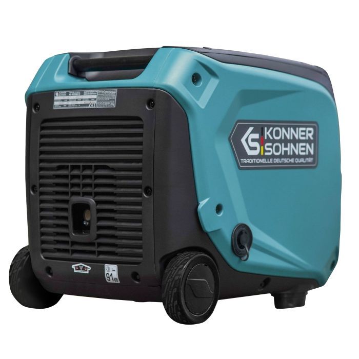 Генератор Konner&Sohnen газо-бензиновий інверторний KS 4000iEG S, 230В, 4.0kW, електростартер, 40кг (KS4000IEGS) зображення 8