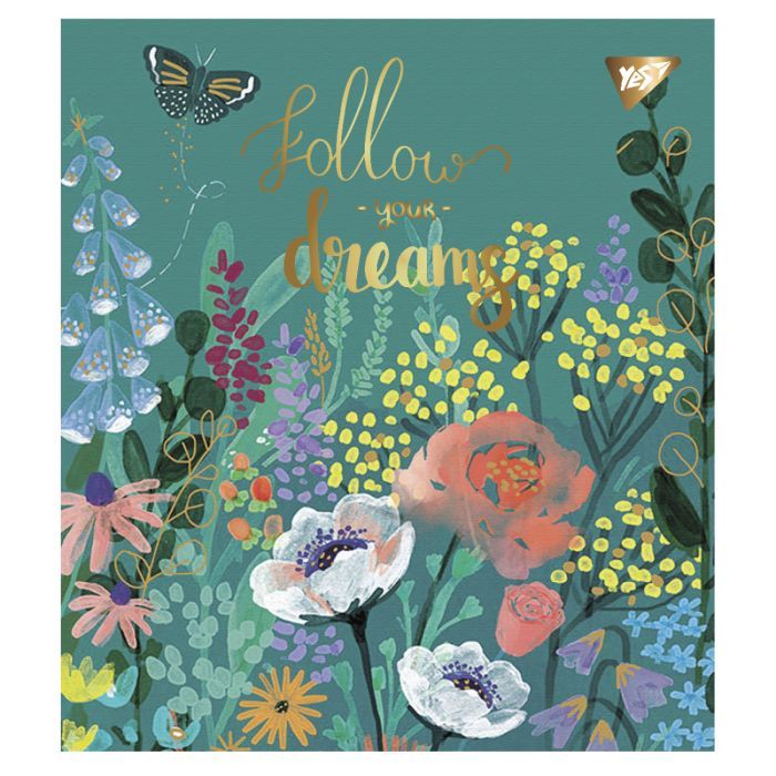 Зошит Yes А5 Follow your dreams 24 аркушів клітинка (766842)