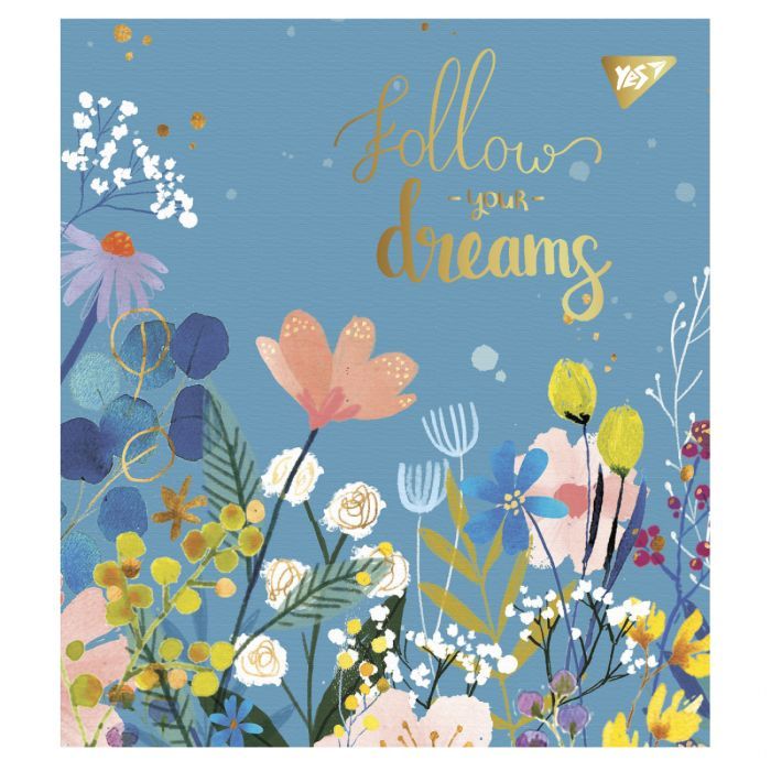 Зошит Yes А5 Follow your dreams 24 аркушів клітинка (766842) зображення 2