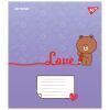 Зошит Yes Line Friends. Love letter 12 аркушів коса лінія (766934) зображення 2