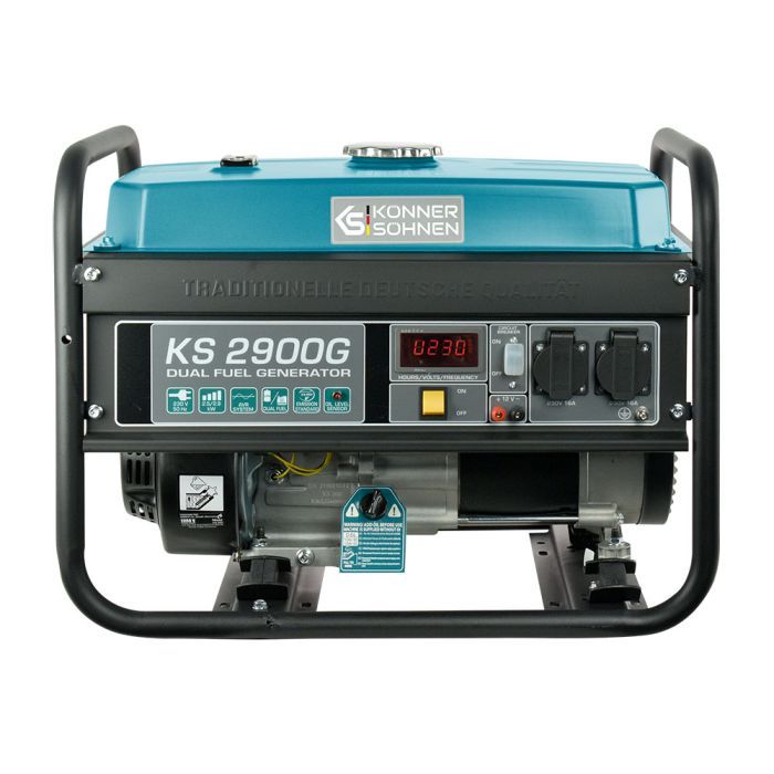 Генератор Konner&Sohnen газ-бензин KS 2900G, 230V, 2.9kW, ручний запуск (KS2900G) зображення 2