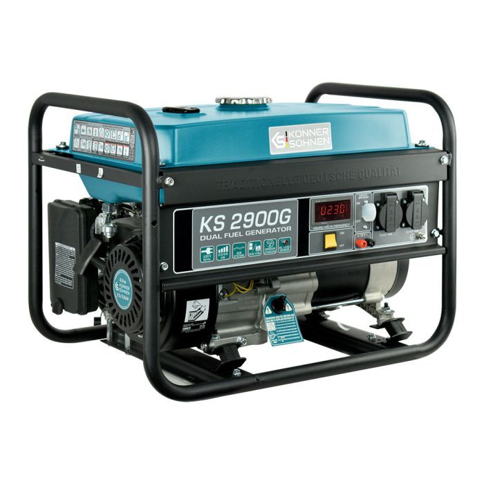 Генератор Konner&Sohnen газ-бензин KS 2900G, 230V, 2.9kW, ручний запуск (KS2900G) зображення 3
