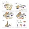 Пазл Cubic Fun City line Paris (MC254h) зображення 7