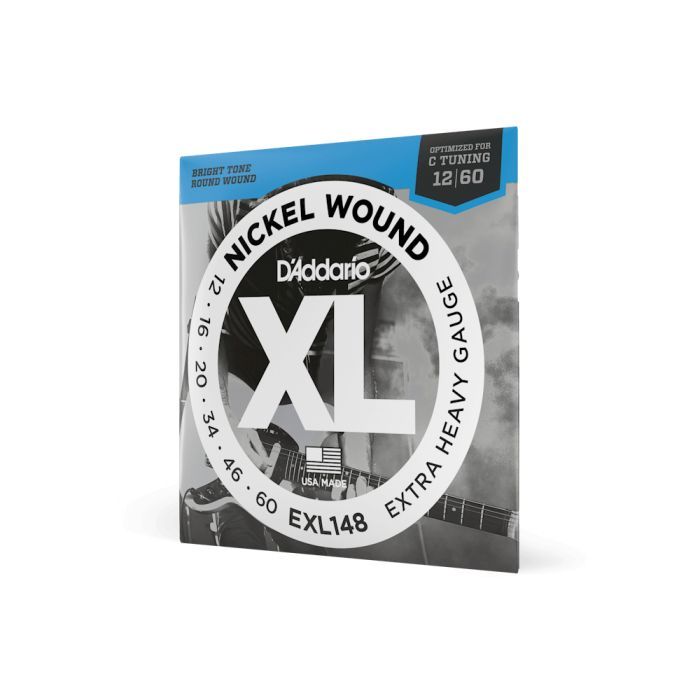Струны для гитары D'Addario XL Nickel Wound Extra Heavy (12-60) (EXL148) изображение 2