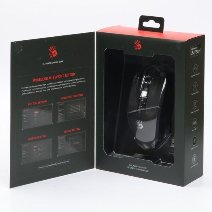 Мышка A4Tech Bloody R36 Ultra Wireless Stone Black (4711421000178) изображение 12
