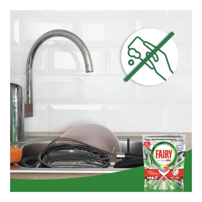 Таблетки для посудомоечных машин Fairy Platinum Plus All in One Lemon 71 шт. (8700216236126) изображение 2