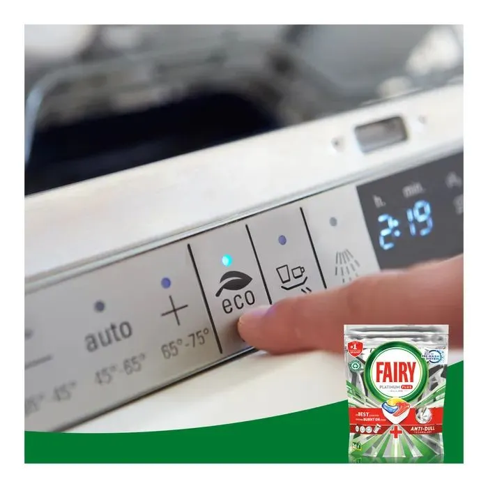 Таблетки для посудомоечных машин Fairy Platinum Plus All in One Lemon 71 шт. (8700216236126) изображение 5
