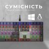 Клавиатура GamePro MK145R Red Swich Low Profile USB Dark Gray (MK145R) изображение 12