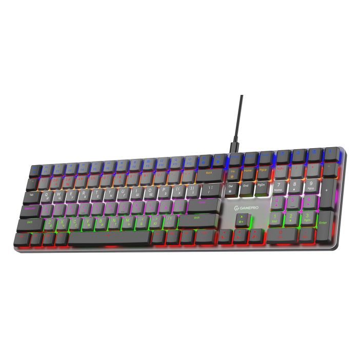 Клавиатура GamePro MK145R Red Swich Low Profile USB Dark Gray (MK145R) изображение 3