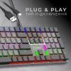 Клавиатура GamePro MK145R Red Swich Low Profile USB Dark Gray (MK145R) изображение 4