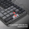 Клавиатура GamePro MK145R Red Swich Low Profile USB Dark Gray (MK145R) изображение 5