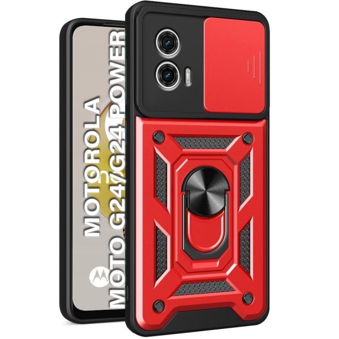 Чехол для мобильного телефона BeCover Military Motorola Moto G24/G24 Power Red (710725)