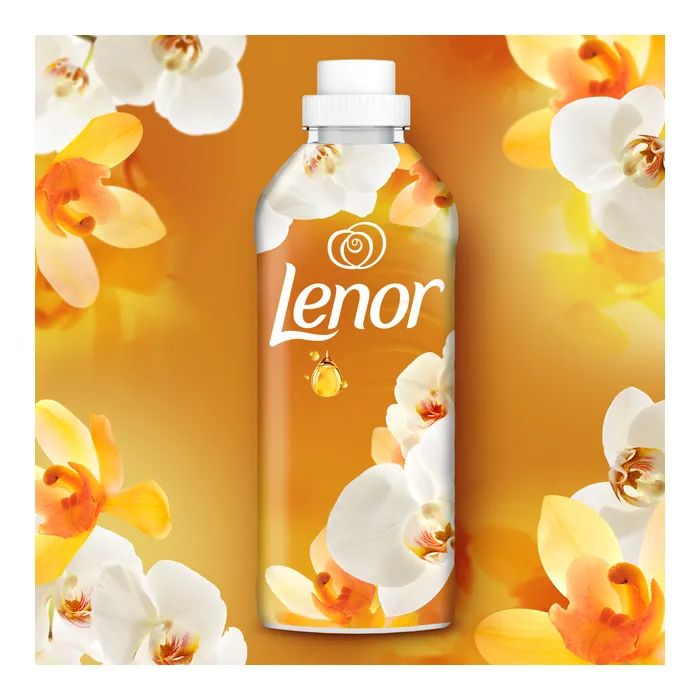 Кондиционер для белья Lenor Ванильная орхидея и золотой янтарь 925 мл (8006540901779) изображение 3