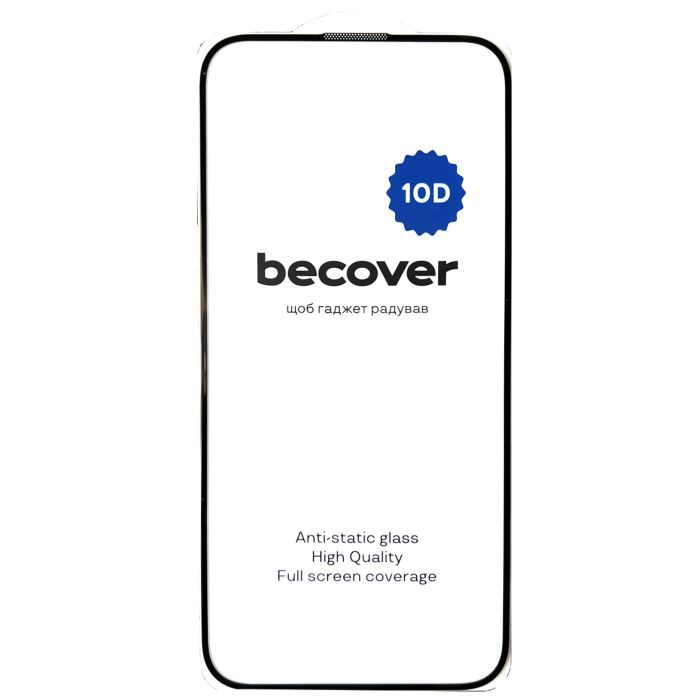 Стекло защитное BeCover Apple iPhone 16 Plus 10D Black (712322) изображение 2