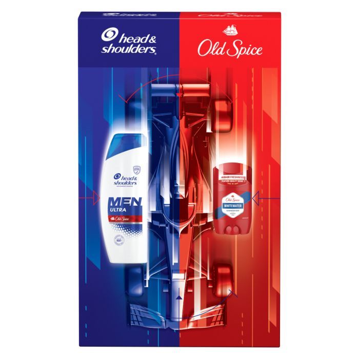 Набор косметики Old Spice Твердый дезодорант Whitewater 50 мл + Шампунь Head&Shoulders Против перхоти 330 мл (8700216614719) изображение 2