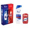 Набор косметики Old Spice Твердый дезодорант Whitewater 50 мл + Шампунь Head&Shoulders Против перхоти 330 мл (8700216614719)