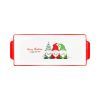 Блюдо Ardesto Christmas Gnomes, 30х12см, порцеляна, прямокутна (AR3062)