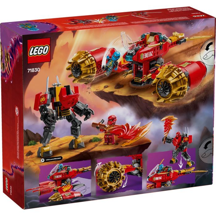 Конструктор LEGO Ninjago Штормовой робот-всадник Кая (71830) изображение 9