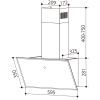 Вытяжка кухонная Interline FLY S BL A/60/GL/T изображение 4