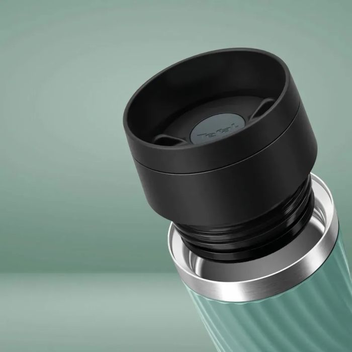 Термокружка Tefal Travel Mug Classic Twist, 360мл, нержавіюча сталь, блакитний (N2024510) изображение 10