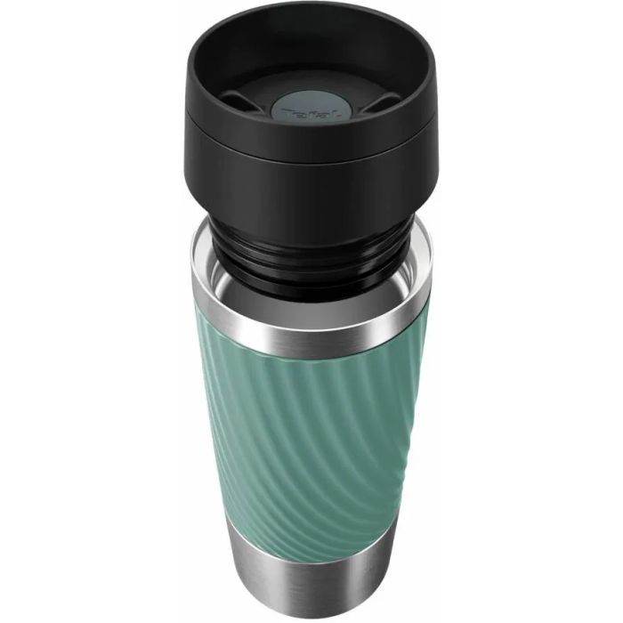 Термокружка Tefal Travel Mug Classic Twist, 360мл, нержавіюча сталь, зелений (N2024310) изображение 2