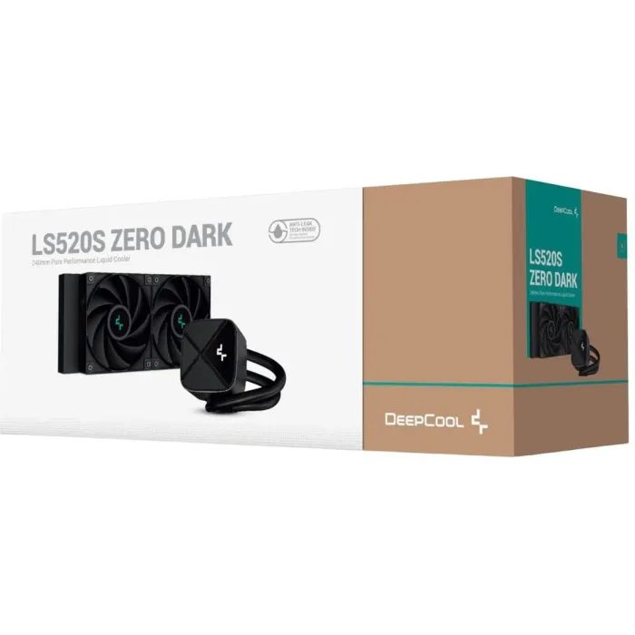 Система жидкостного охлаждения Deepcool LS520S Zero Dark (R-LS520-BKNNMM-G-1) изображение 6