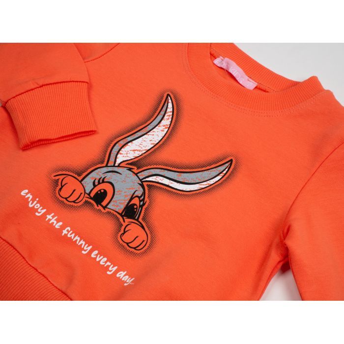 Кофта дитяча First kids із зайчиком (11008-104G-orange) зображення 3