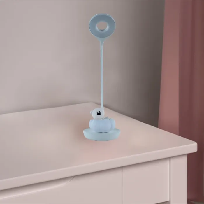 Настільна лампа Kite Cloudy Bear LED з акумулятором, біла (K24-493-2-1) зображення 6