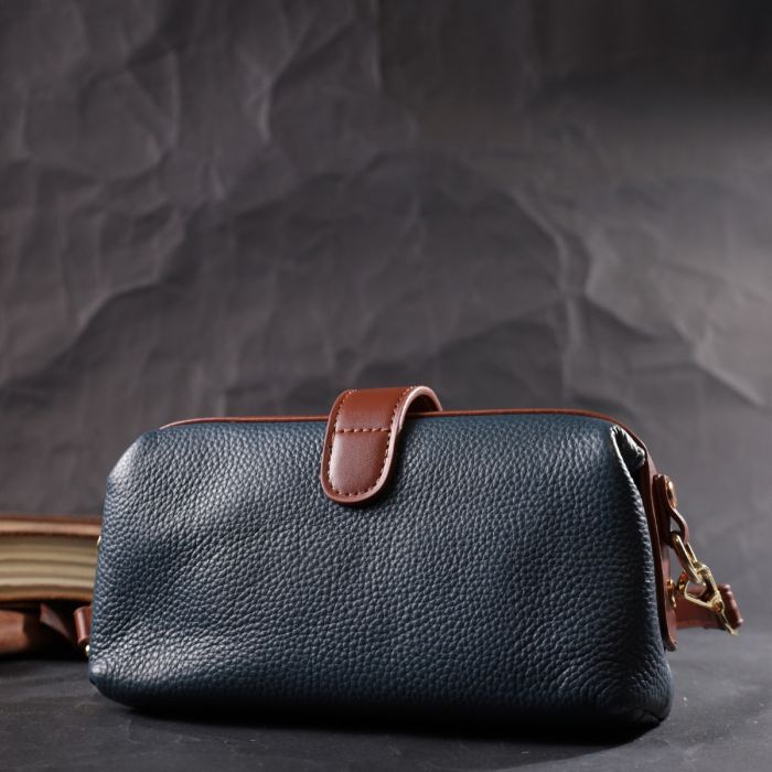 Сумка Vintage Синяя (22428) изображение 11