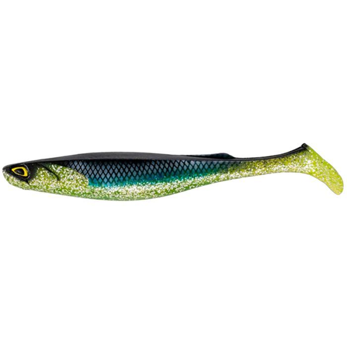 Силикон рыболовный FishUP RAM Shad 8" 352 - Blue Shiner Chart (1шт/уп) (1864.11.26)