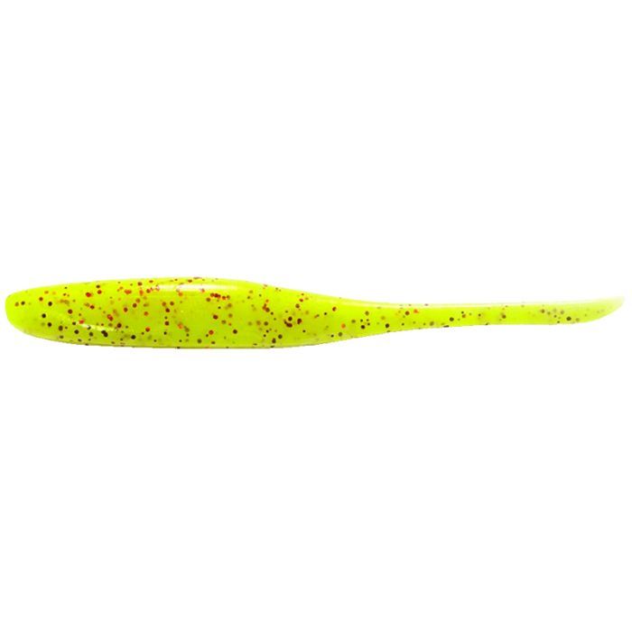 Силікон рибальський Keitech Shad Impact 3" (10 шт/уп) кpal01 chartreuseredflake (1551.14.53)