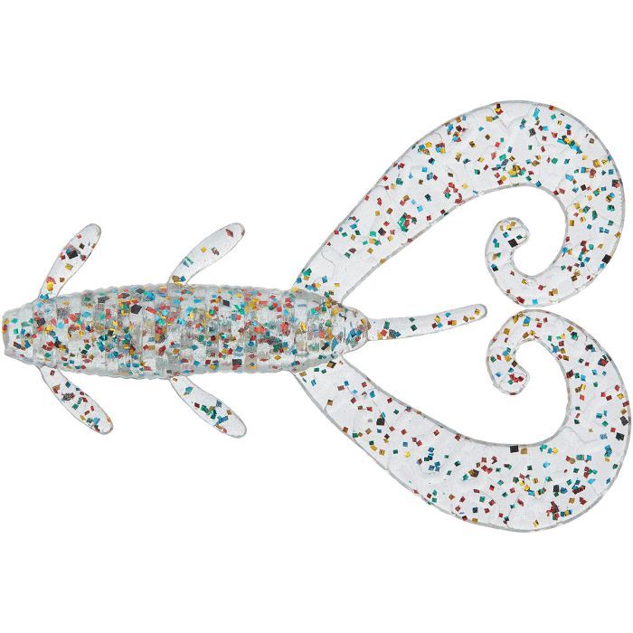 Силикон рыболовный Reins G-Tail Twin 2" 152 Super Glow All Stars (10 шт/уп.) (1552.08.18)