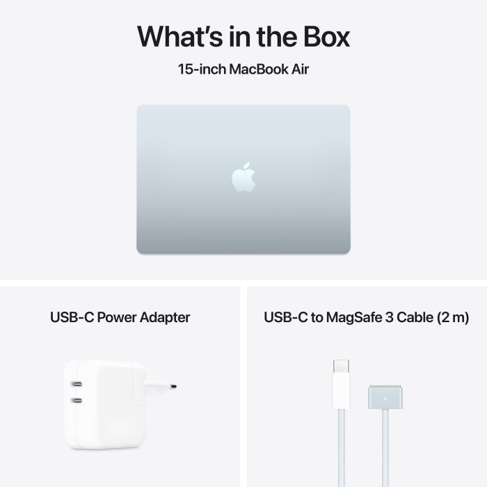 Ноутбук Apple MacBook Air 15 M4 A3241 Sky Blue (MC7D4UA/A) изображение 10