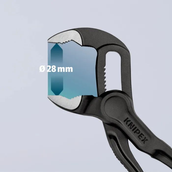 Кліщі KNIPEX COBRA XS переставні 1" (28мм) (87 00 100 BK) зображення 5