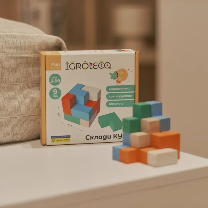Развивающая игрушка Ігротеко Сложи КУБ (900170) изображение 4