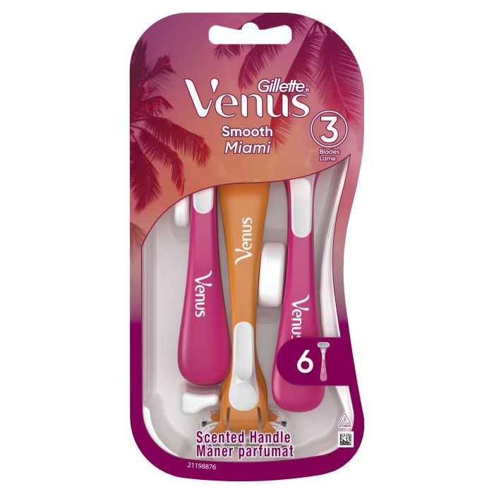 Бритва Gillette Venus Smooth Miami 3 шт. (8700216756884) изображение 2