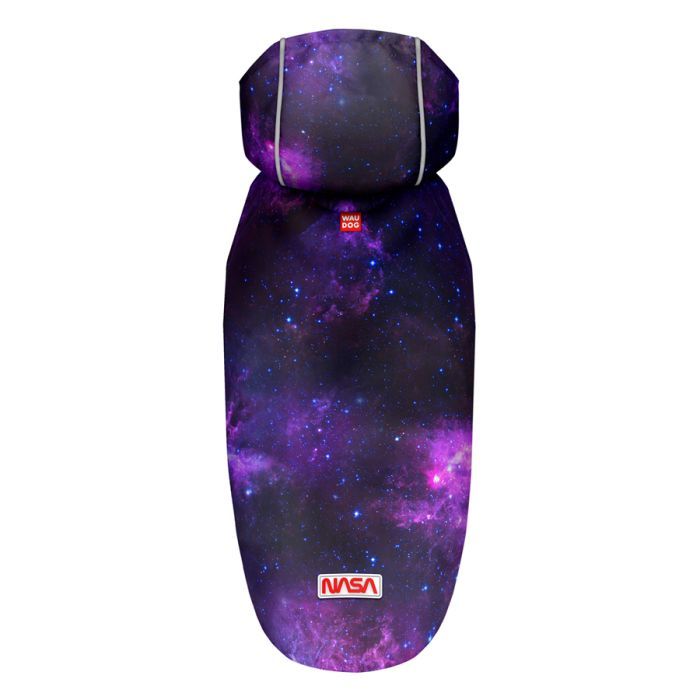 Дощовик для тварин WAUDOG Clothes з капюшоном "NASA21" L (358-0148)