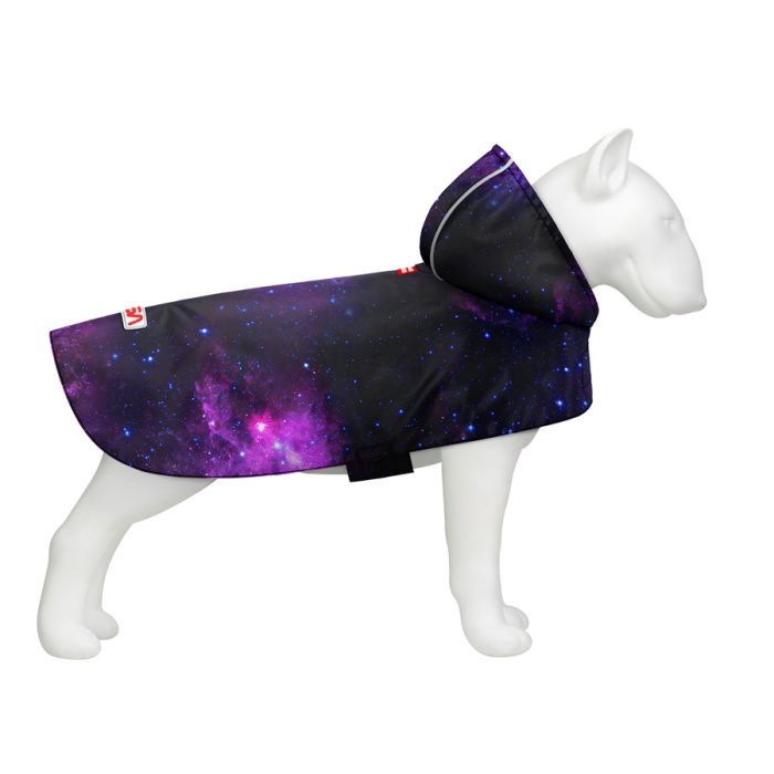 Дощовик для тварин WAUDOG Clothes з капюшоном "NASA21" L (358-0148) зображення 3