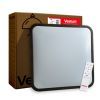Светильник Vestum GLOW матовий 60W 391*391*65мм 3000К-6500К з ДК махагон (VS-91051)