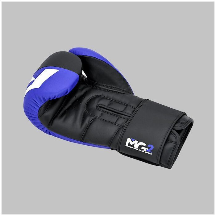 Боксерские перчатки RDX F4 Boxing Sparring Gloves Hook & Loop Blue/Black 10 унцій (BGR-F4U-10OZ) изображение 7