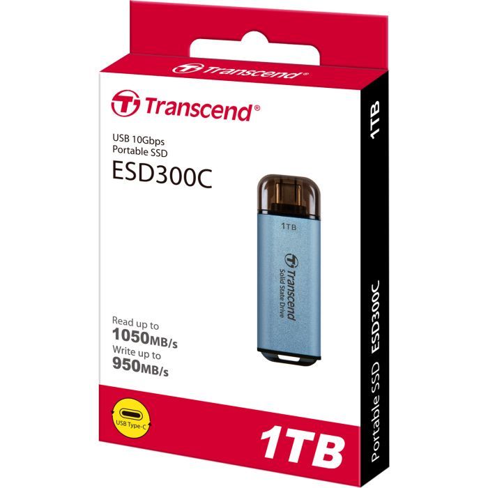 Накопитель SSD USB Type-C 512GB ESD300 Transcend (TS512GESD300C) изображение 10