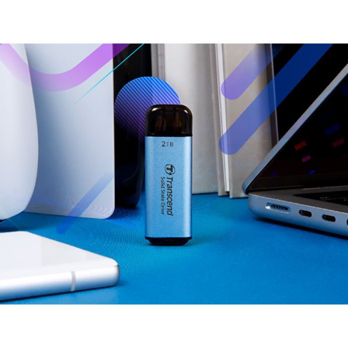 Накопитель SSD USB Type-C 512GB ESD300 Transcend (TS512GESD300C) изображение 9