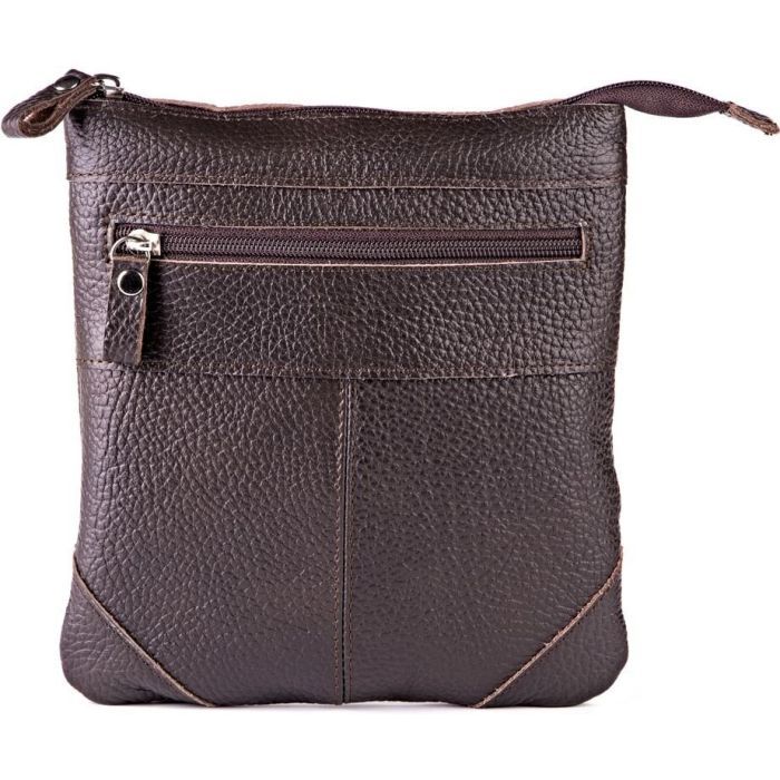 Сумка Shvigel Из натуральной кожи Коричневая (11014) изображение 2