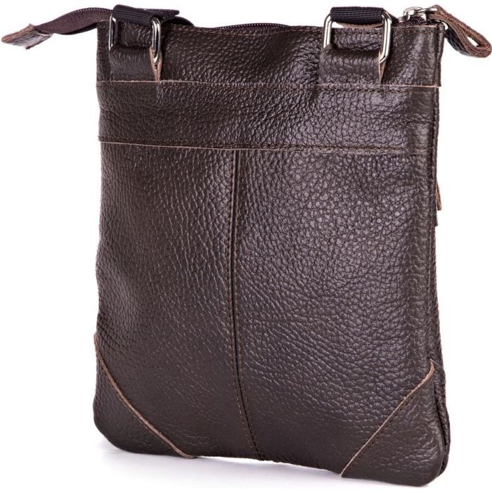 Сумка Shvigel Из натуральной кожи Коричневая (11014) изображение 6