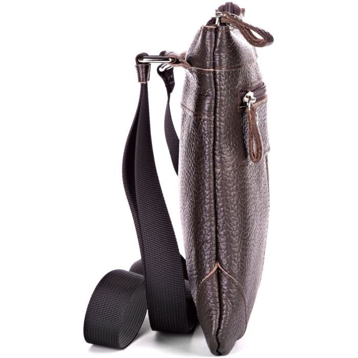 Сумка Shvigel Из натуральной кожи Коричневая (11014) изображение 7