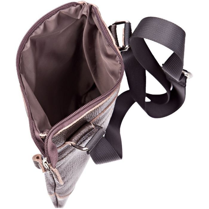 Сумка Shvigel Из натуральной кожи Коричневая (11014) изображение 9